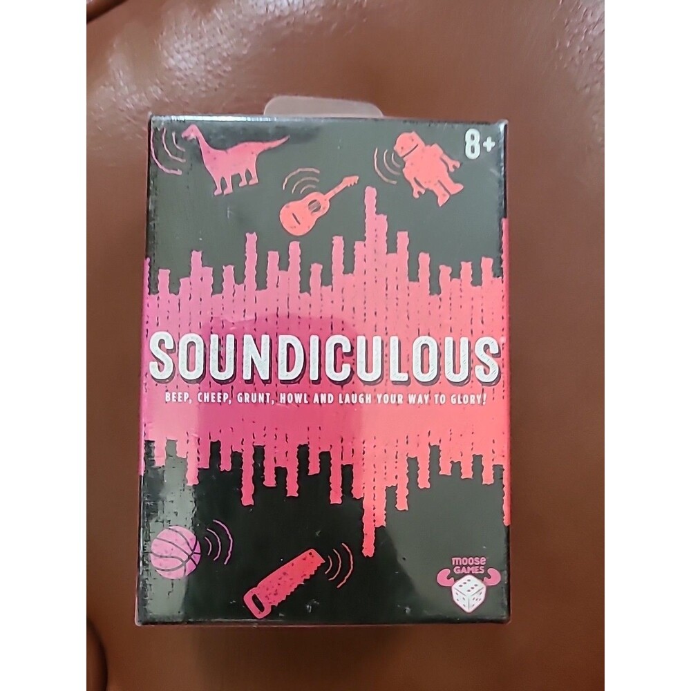 Soundiculous: Pocketsize Party Card Game of Sounds by Moose Games Sealed Box